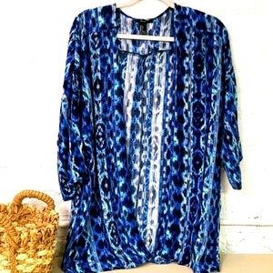 FOREVER 21 LIGHTWEIGHT OPEN TUNIC SZ SM